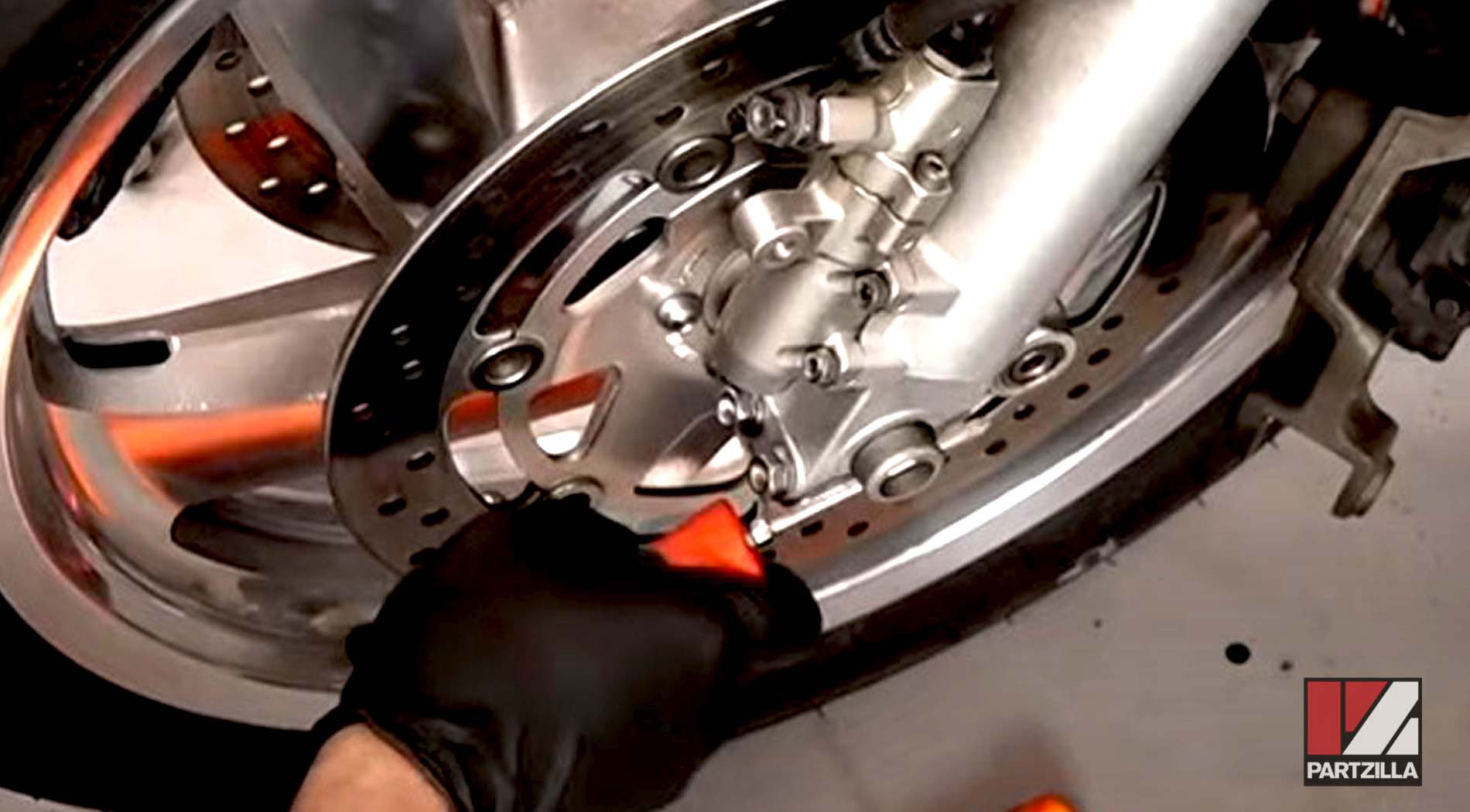 Honda Goldwing steering stem bearing replacement axle