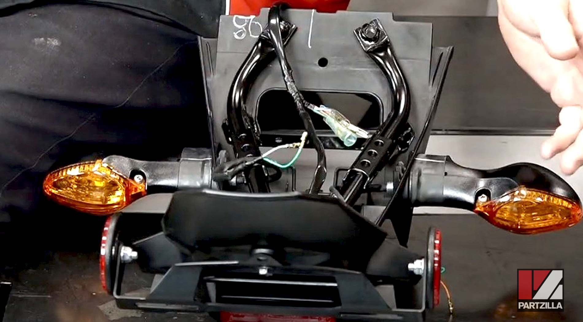 2018 Honda Grom 125 aftermarket rear fender eliminator upgrade