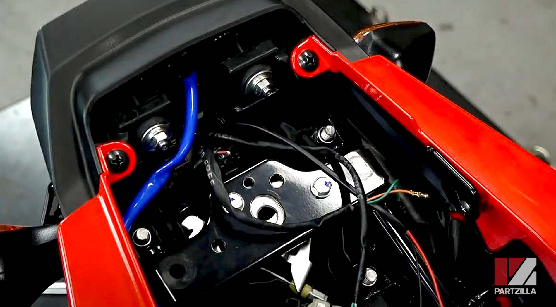2018 Honda Grom ABS aftermarket rear fender eliminator kit installation