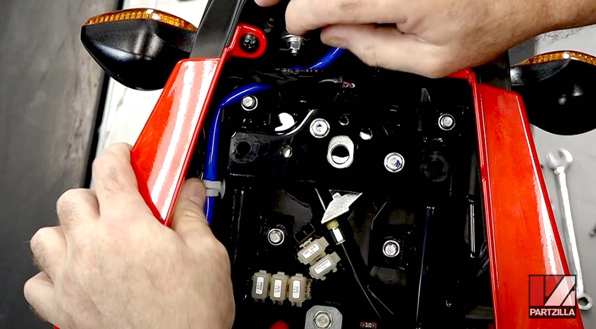 Honda Grom ABS 125 rear fender eliminator kit installation