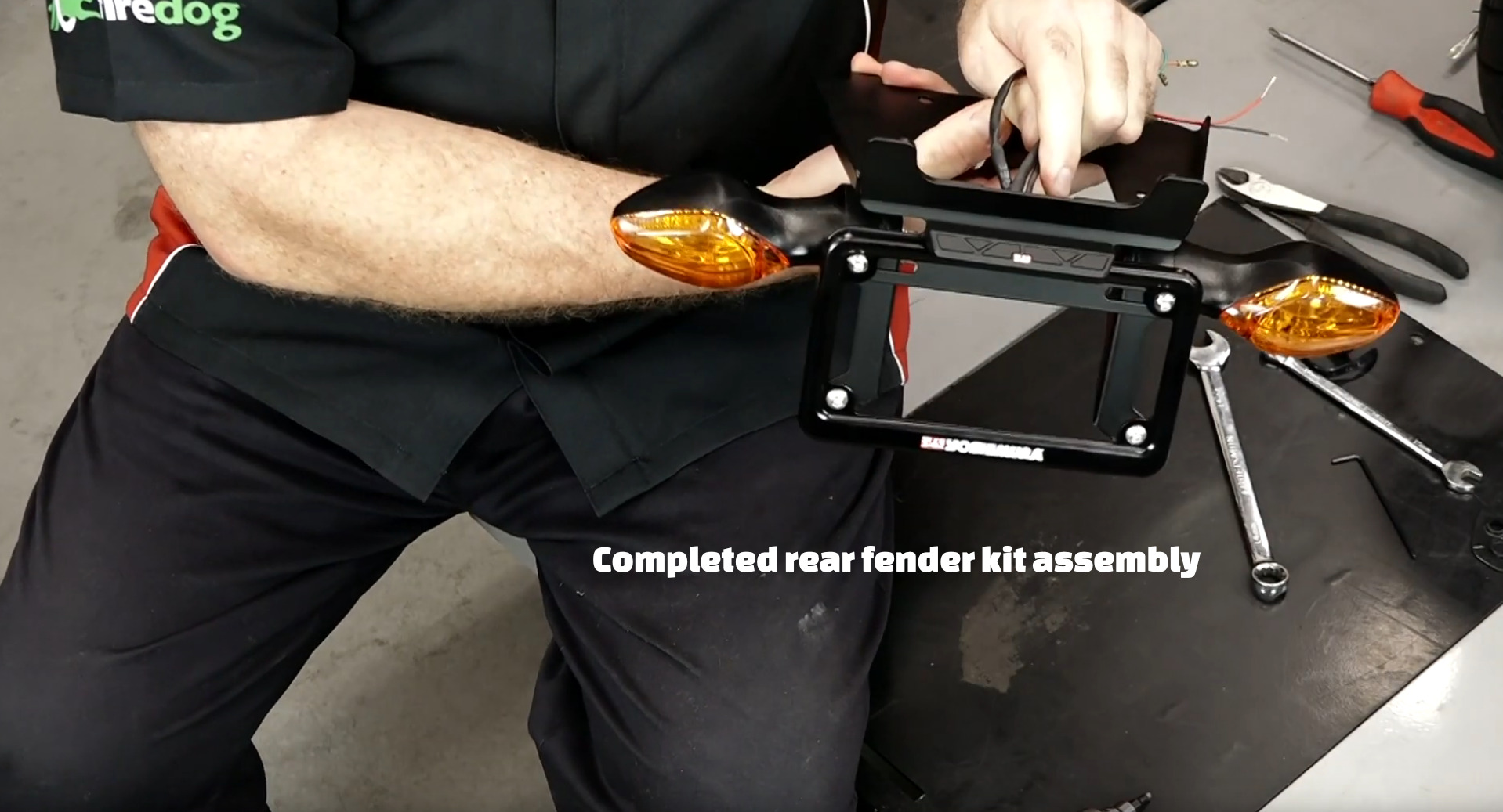 Honda Grom rear fender eliminator kit installation