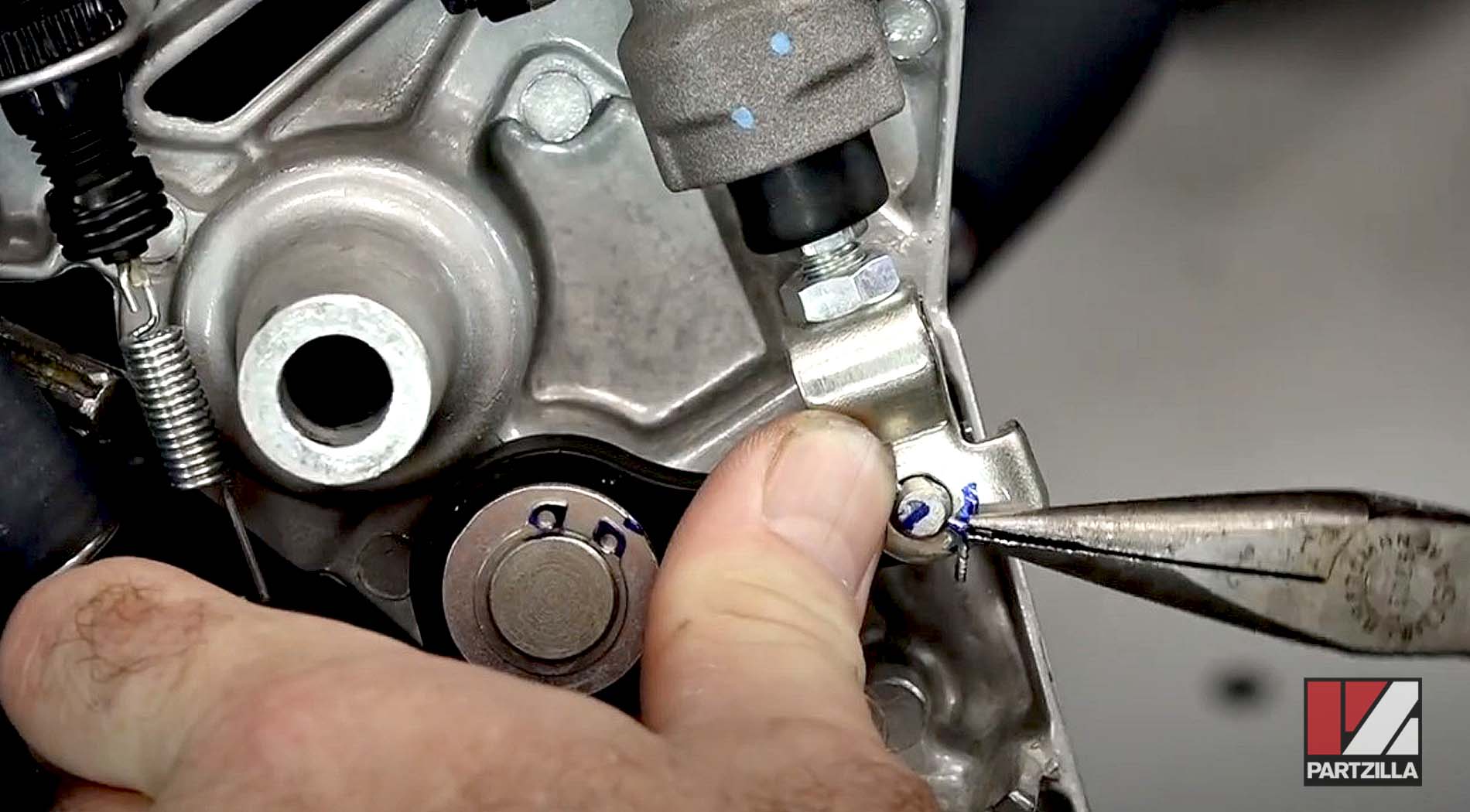 Honda Grom 125 rearset upgrade master cylinder removal