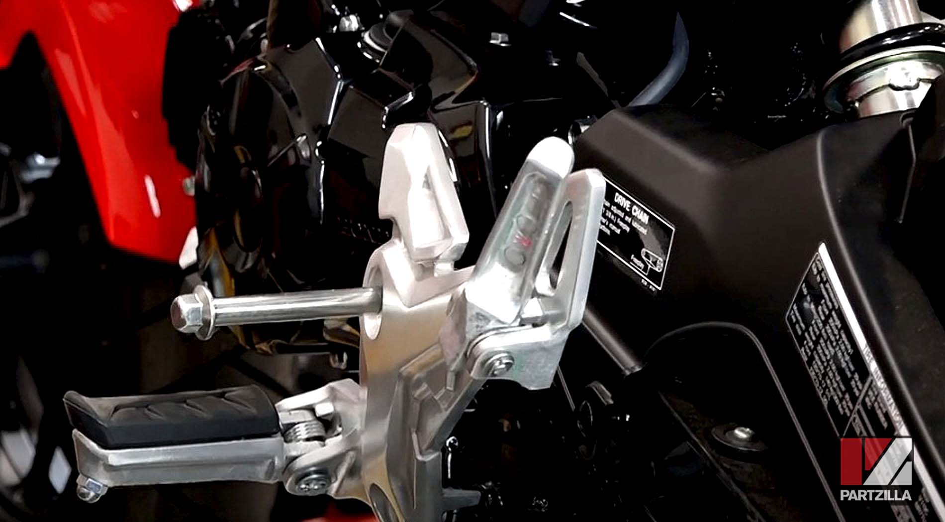 2018 Honda Grom ABS rearset upgrade gearshift removal