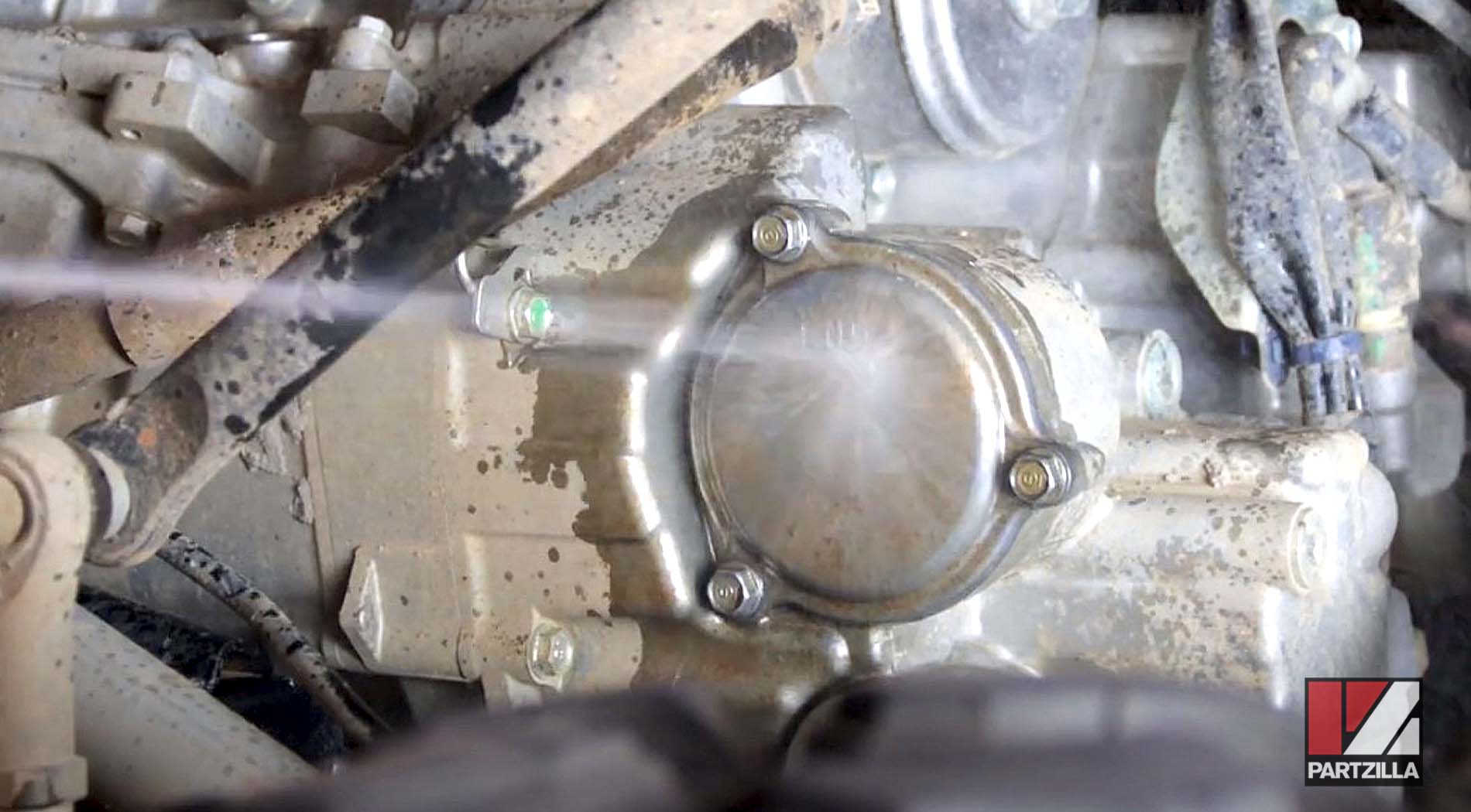 Honda Talon 1000R SxS engine oil change service