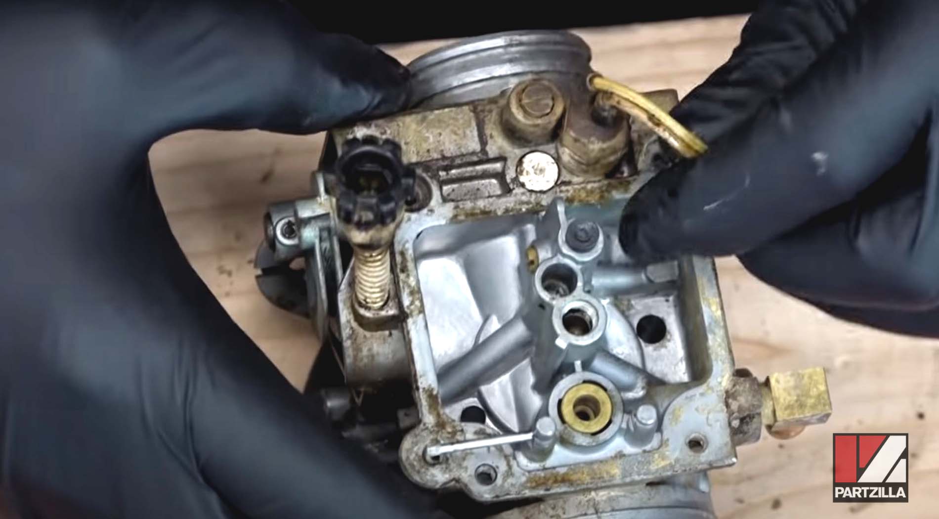 Honda Rancher TRX350 carburetor rebuild