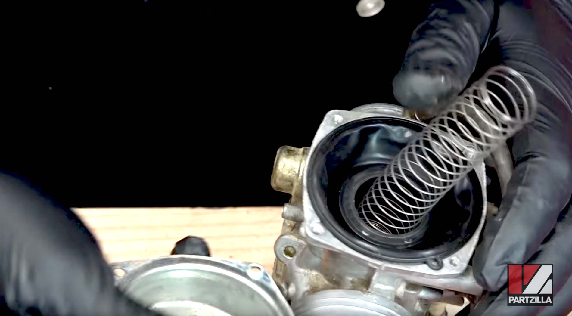 Carburetor rebuild Honda TRX350 ATV