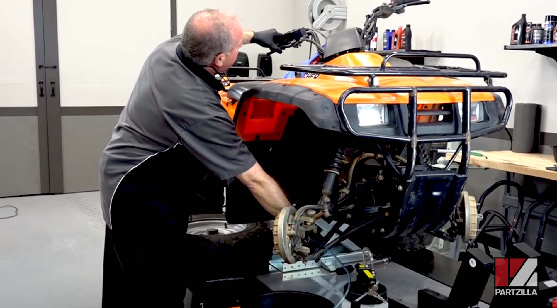 Honda TRX 350 Rancher front master cylinder rebuild