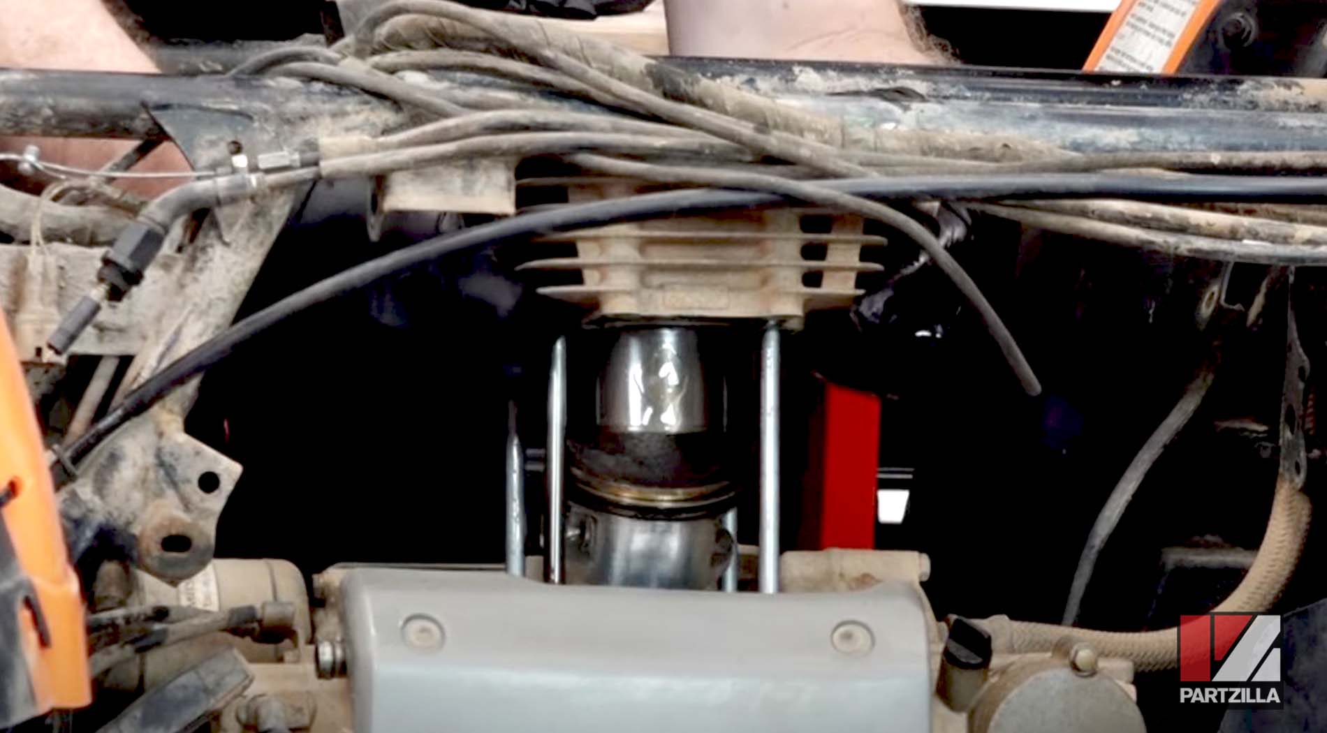 Honda TRX350 cylinder removal