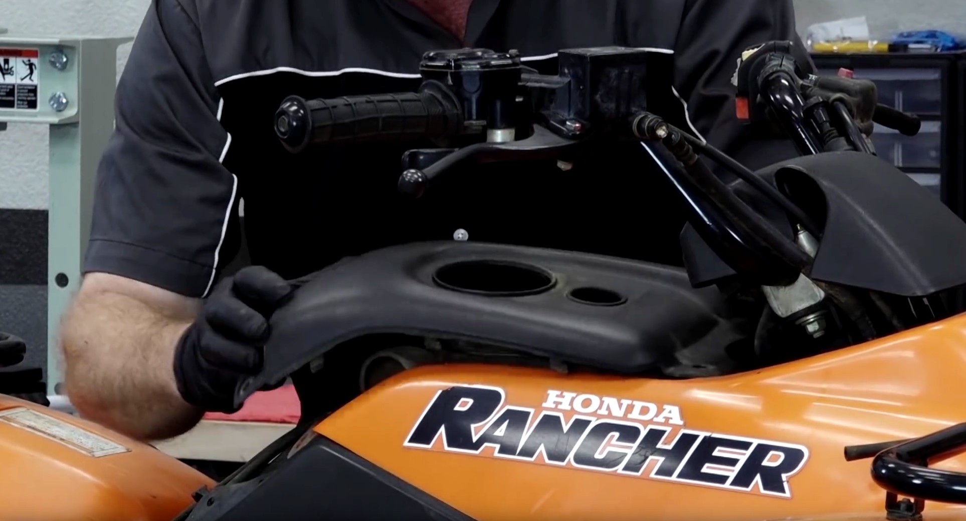 Honda Rancher 350 top end rebuild