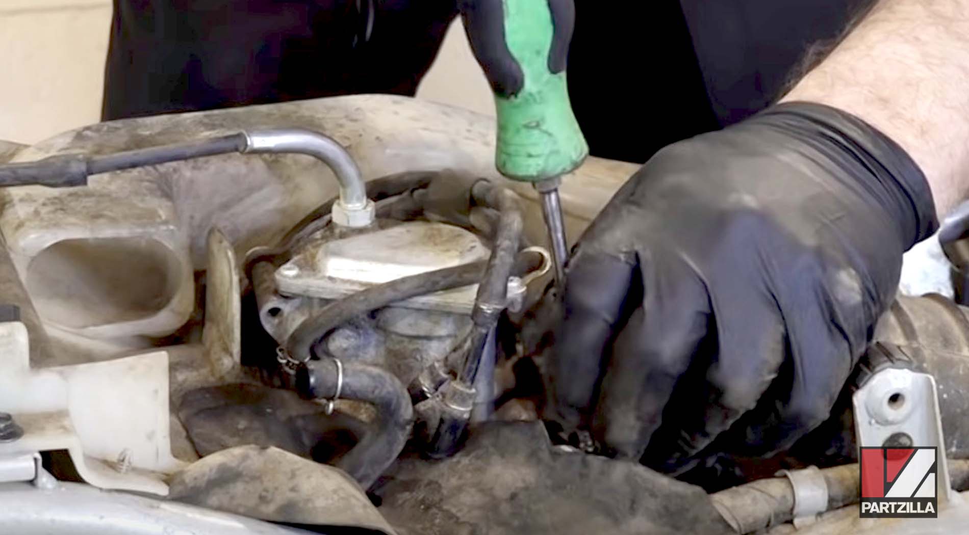 Honda TRX400 carburetor clean and rebuild