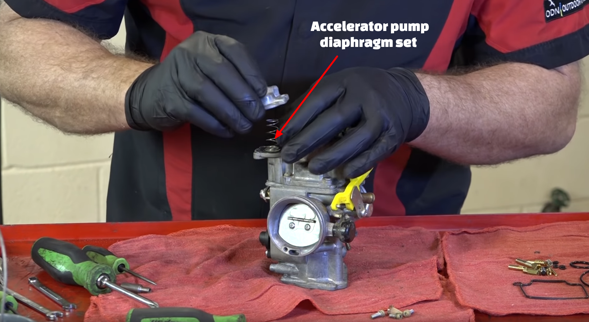 Honda TRX carb accelerator pump diaphragm