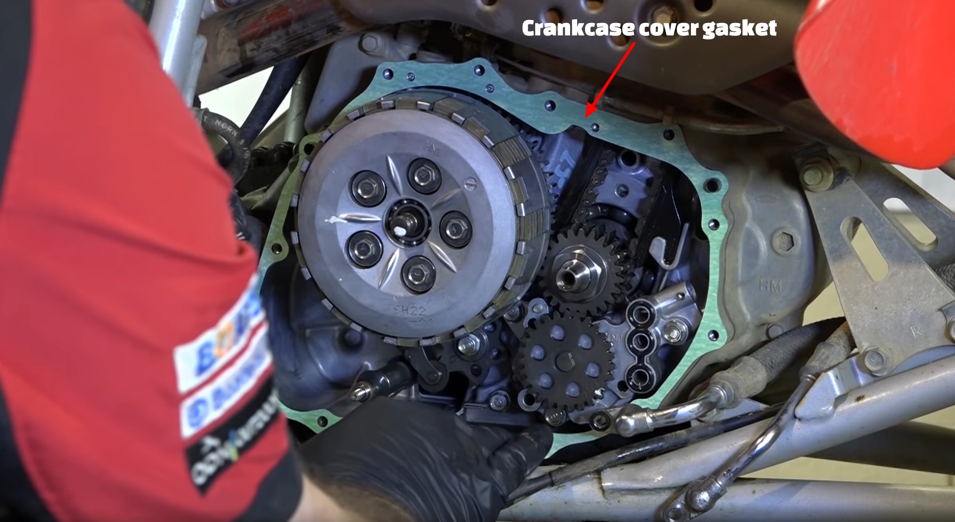 Honda TRX400 crankcase cover gasket