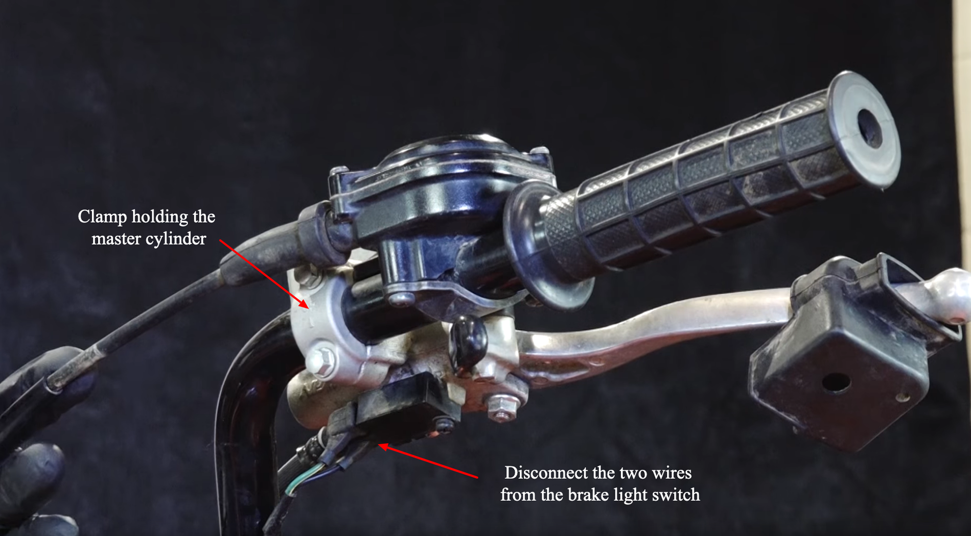 Honda TRX400 ATV front brake master cylinder