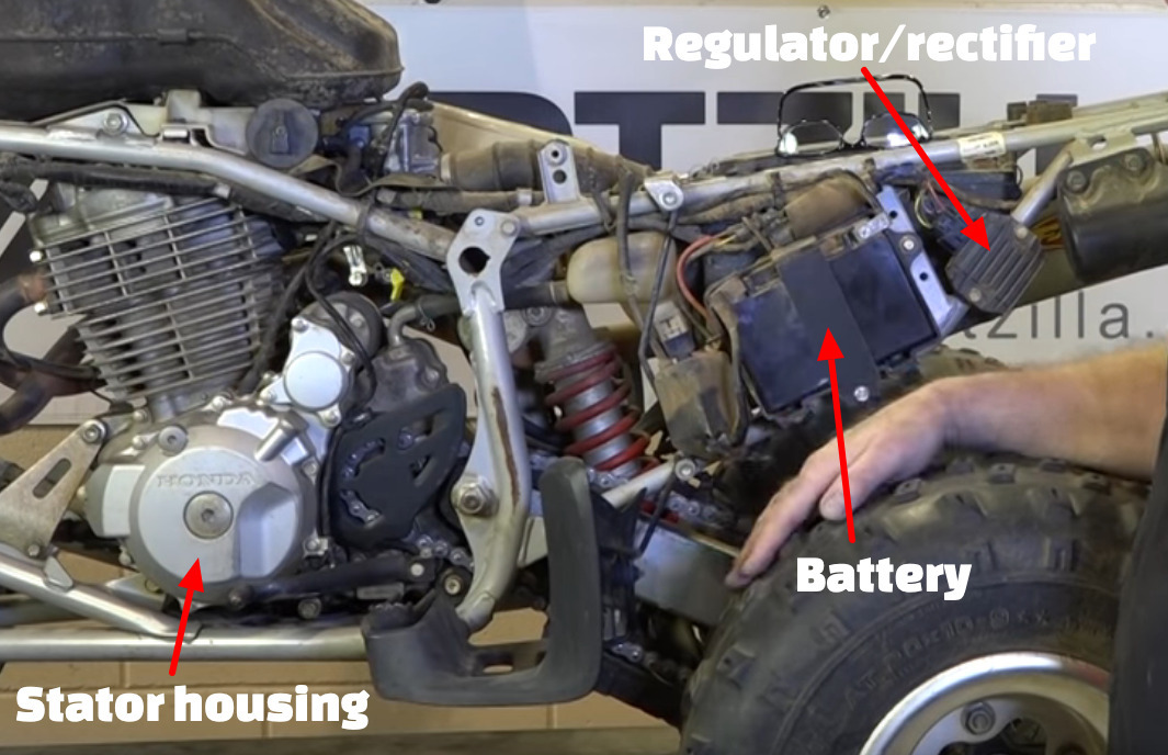 Honda ATV regukator-rectifier