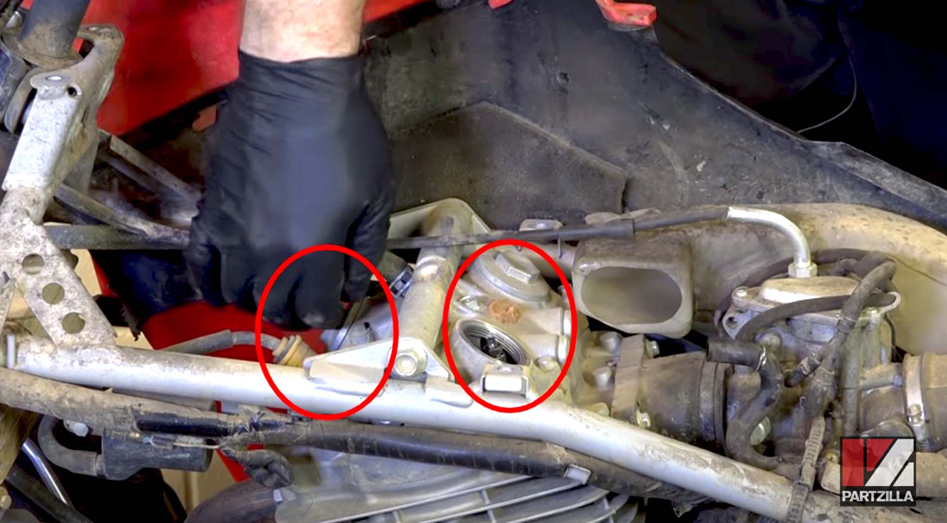 Honda TRX 400EX valve lash adjustment