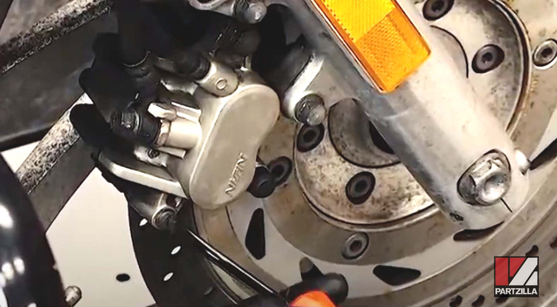 Honda VTX 1300 front brake pads pin cover
