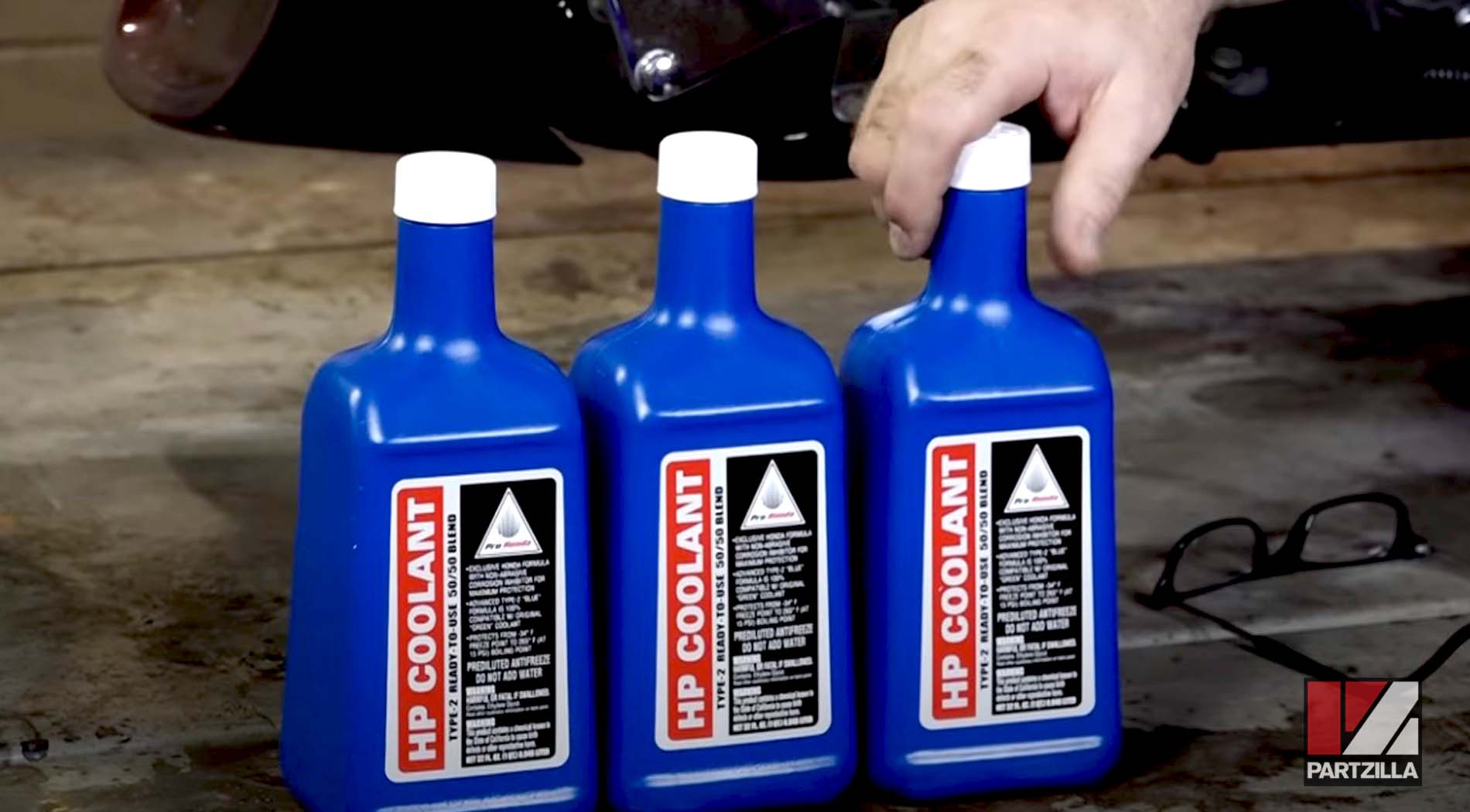 Honda motorcycle coolant change how-to