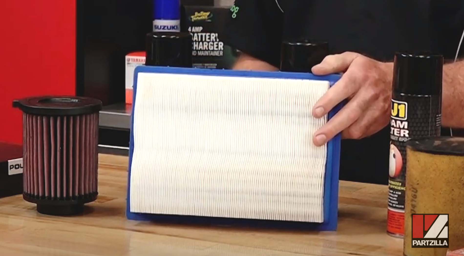 Paper motorcycle air filter