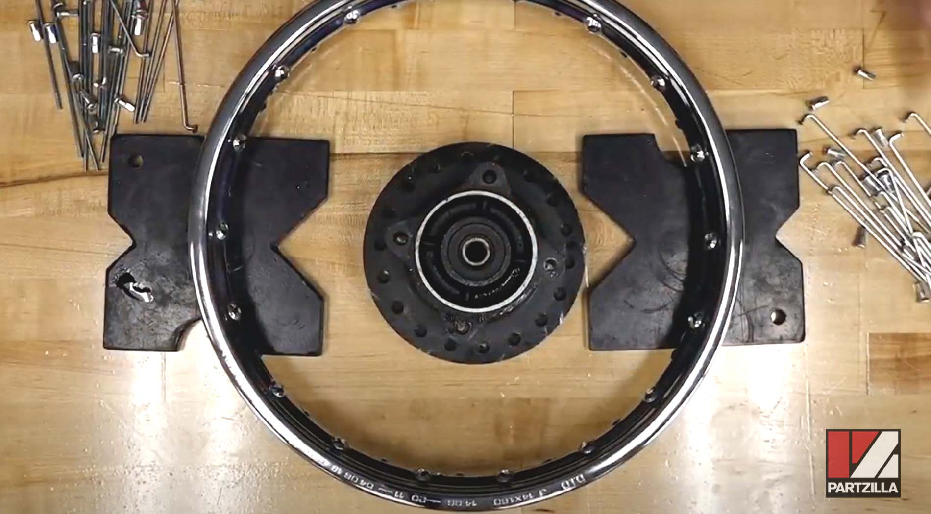 How to lace a motorcycle wheel