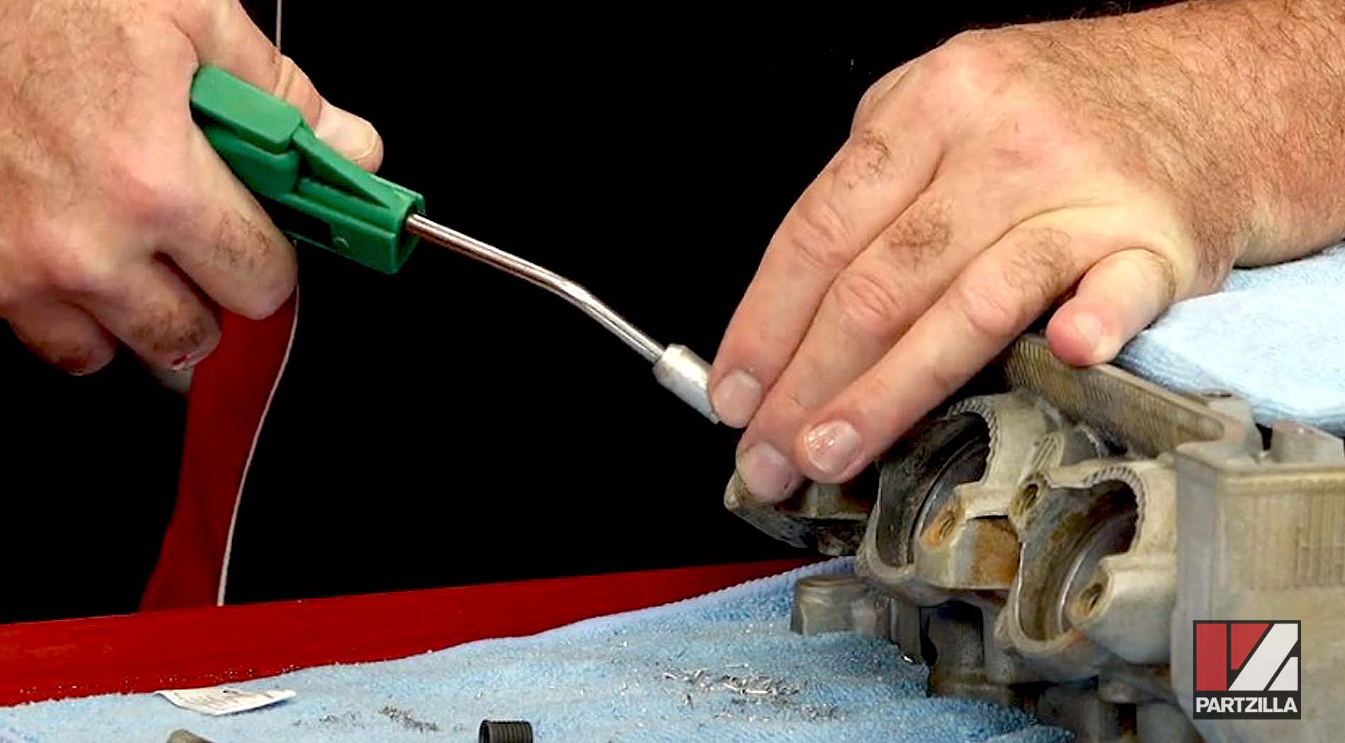 Stuck exhaust stud bolts repair