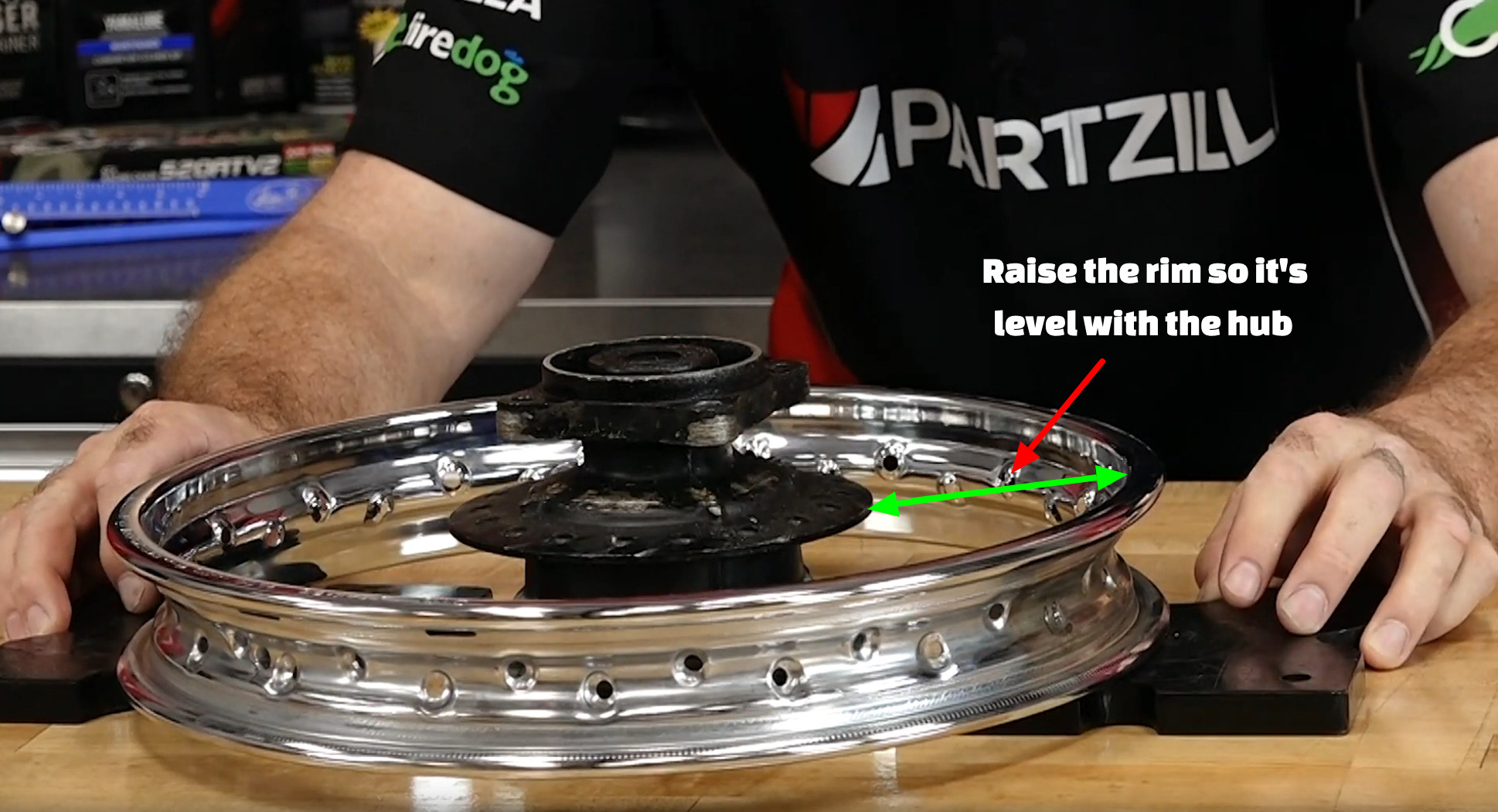 How to lace a dirt bike wheel