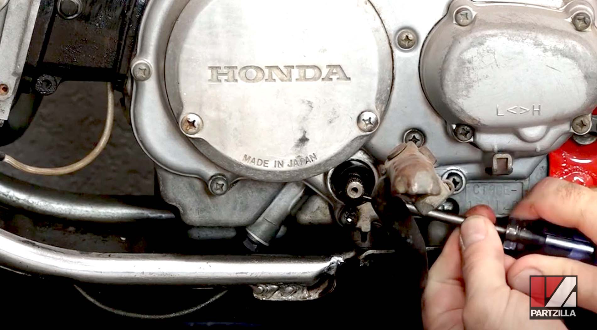 Honda motorcycle shift shaft seal replacement