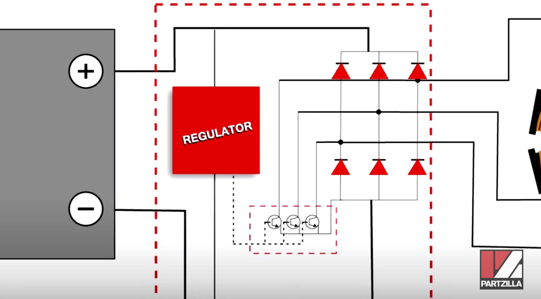 Yamaha regulator-rectifier diagram