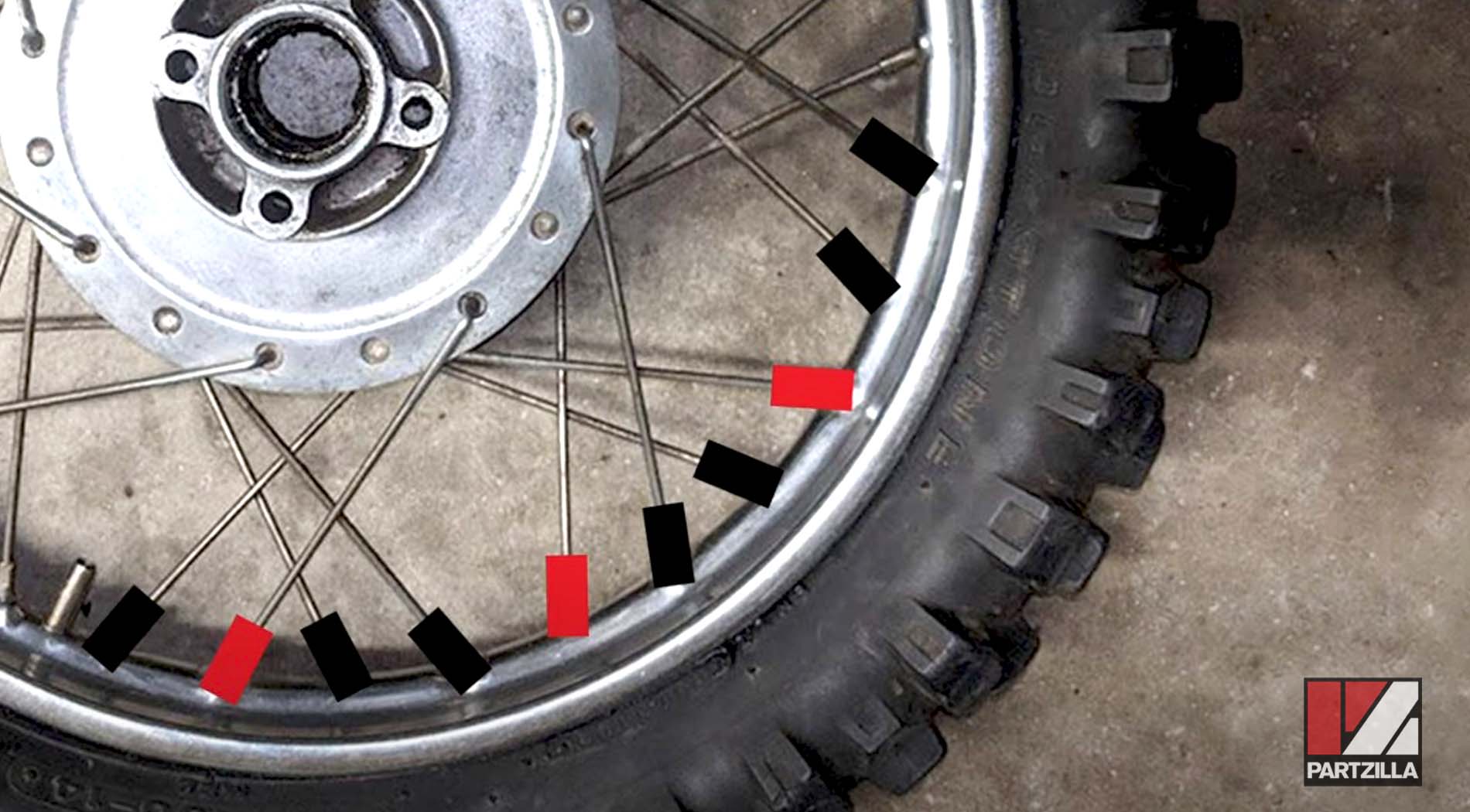 How to true a motorcycle wheel spokes
