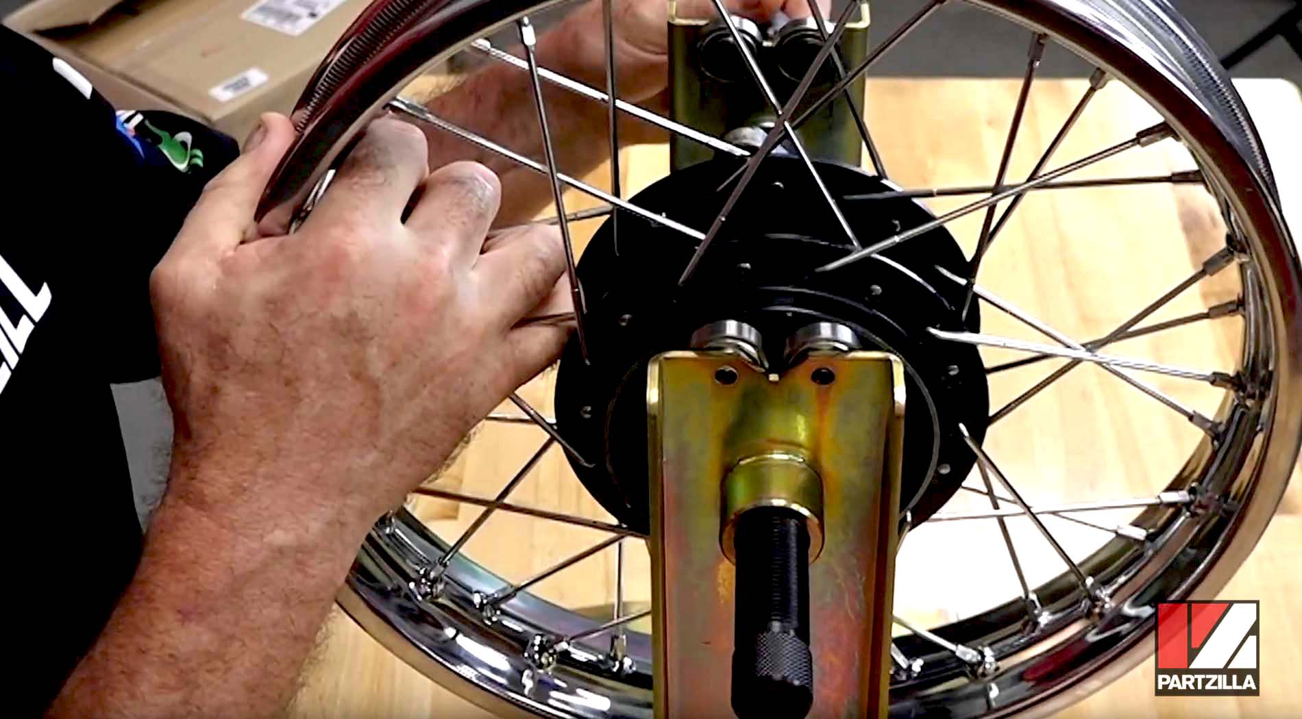 How to true a motorcycle wheel