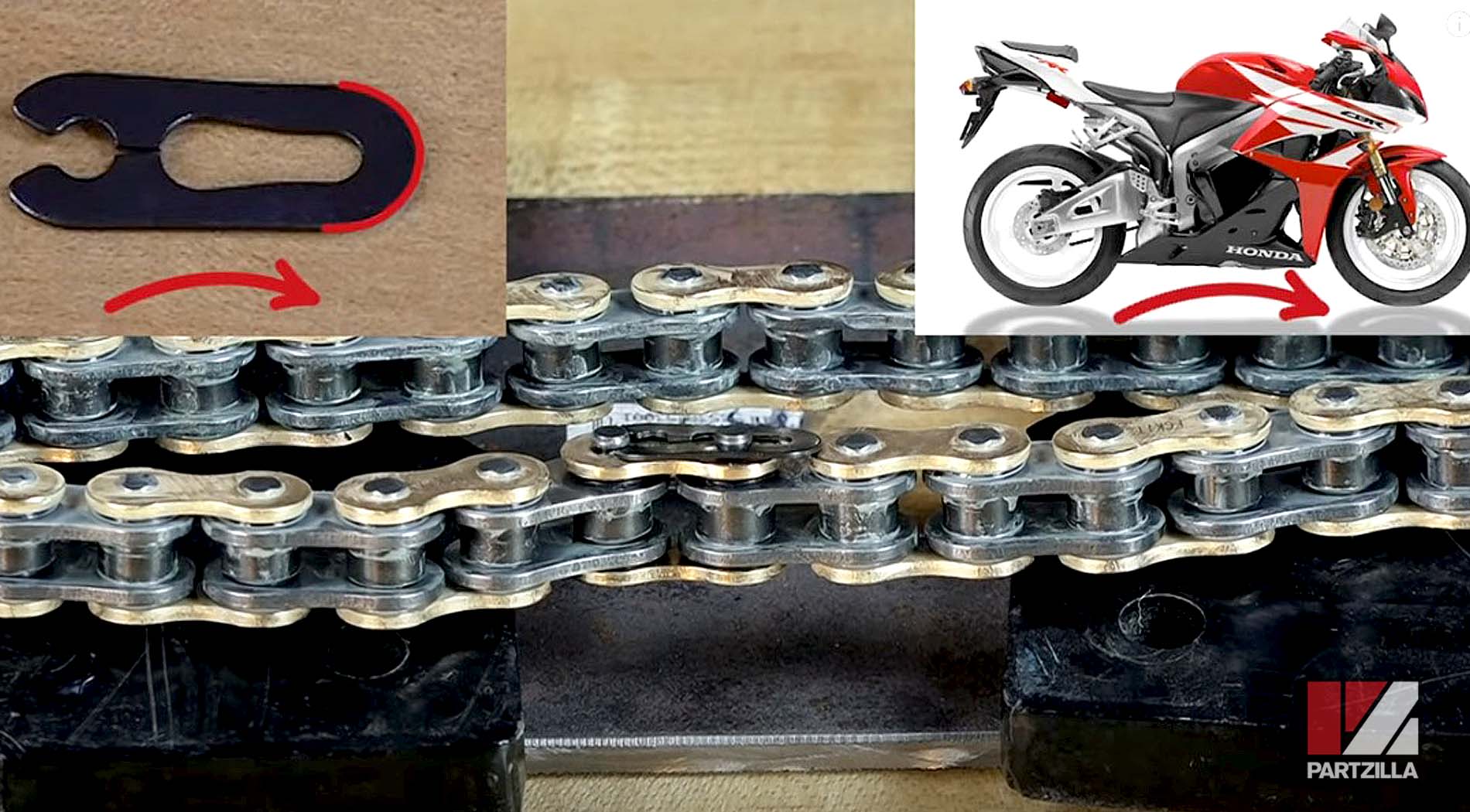 How to make motorcycle chain clip