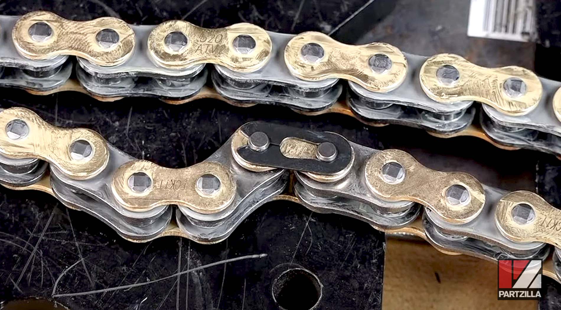 Motorcycle chain clip