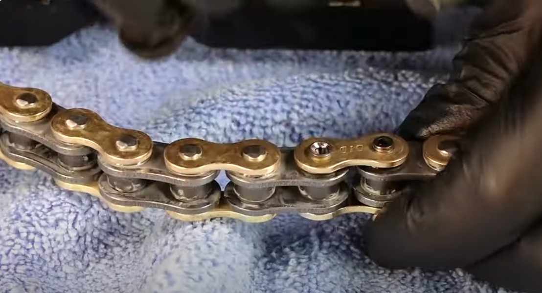 Motorcycle chain tool how to use rivet method