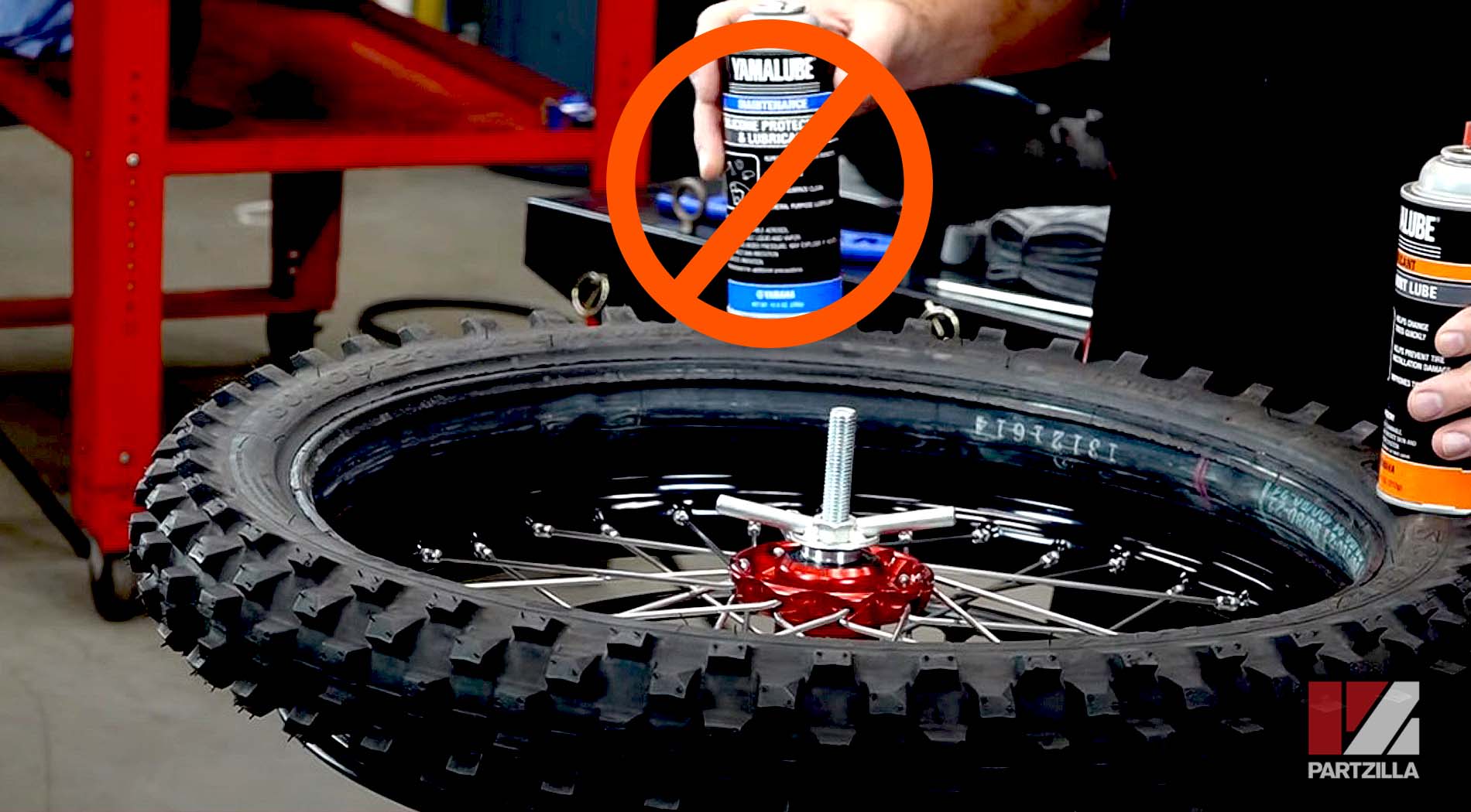 Choosing motorcycle tire mount lube