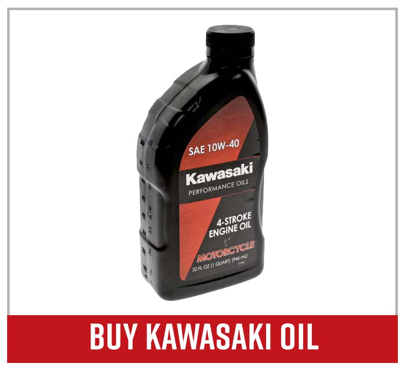 Kawasaki 10W-40 motorcycle oil
