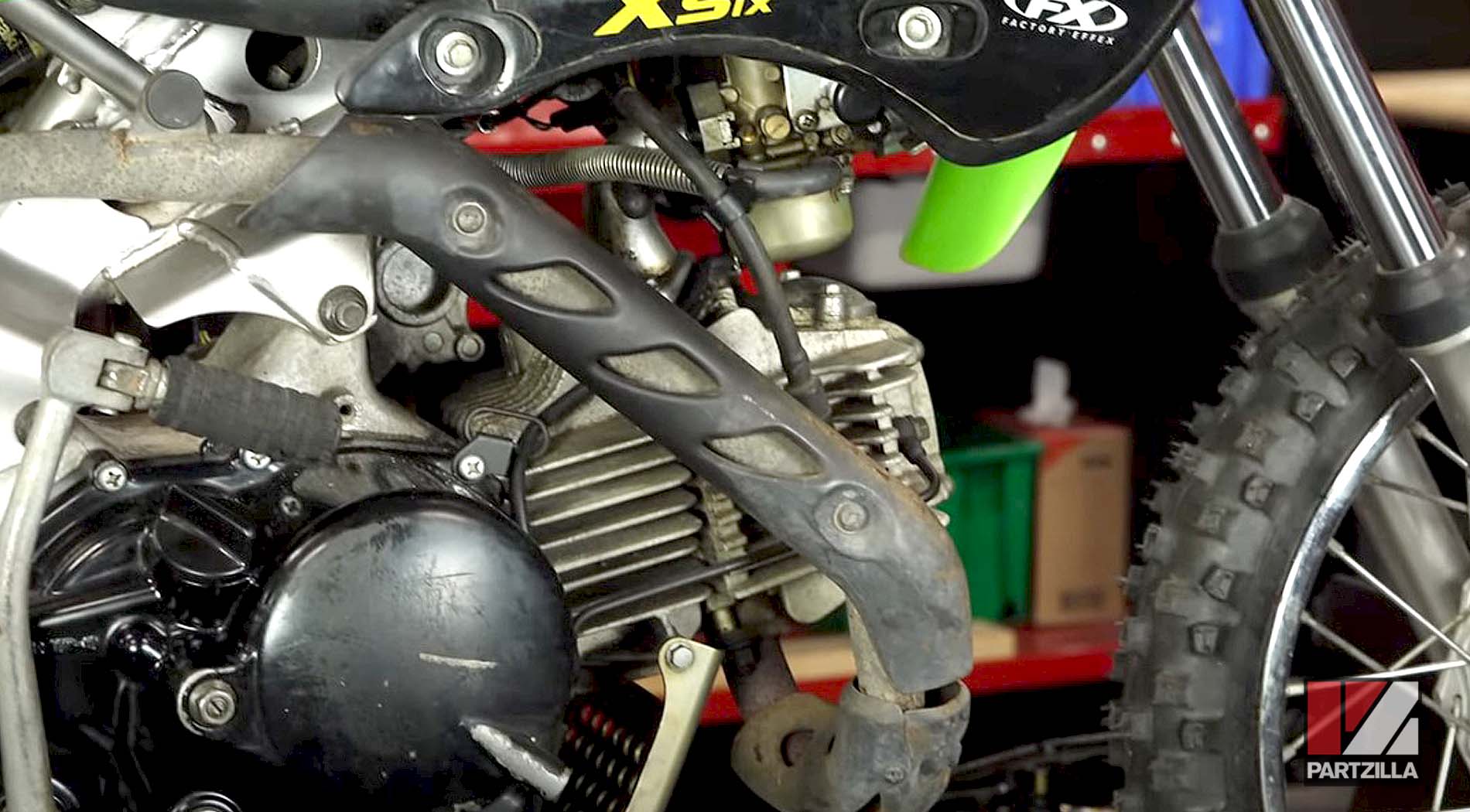 Kawasaki KLX 110 pit bike modification intake