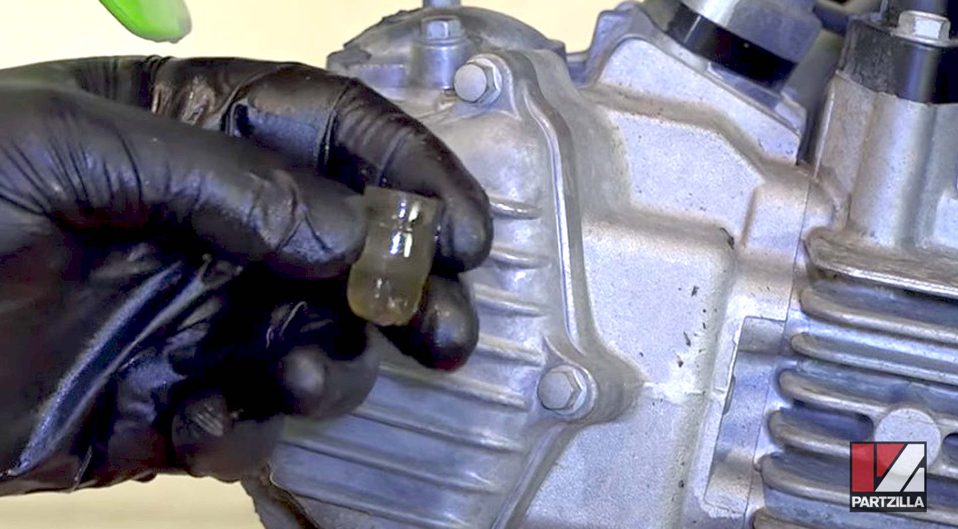 How to change Kawasaki KLX 110 motorcycle air filter 