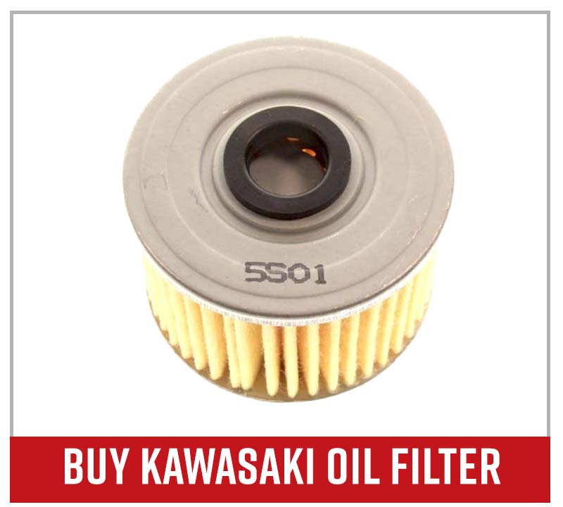 Kawasaki motorcycle oil filter