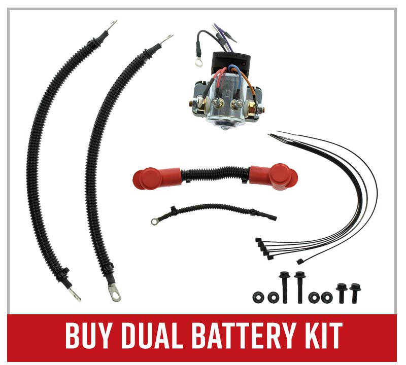 Kawasaki Muke Pro dual battery kit