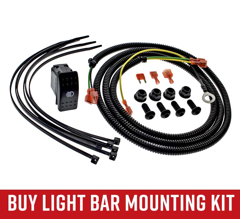Kawasaki Mule LED light bar mounting kit