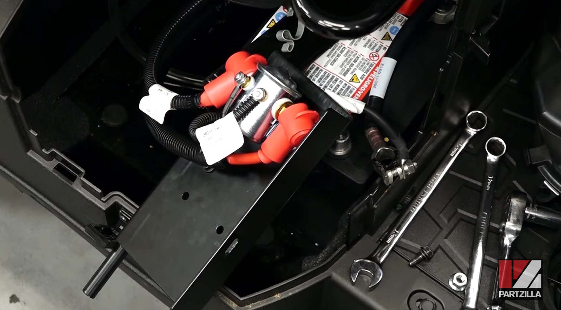 Kawasaki Mule Pro FXT dual battery kit installation