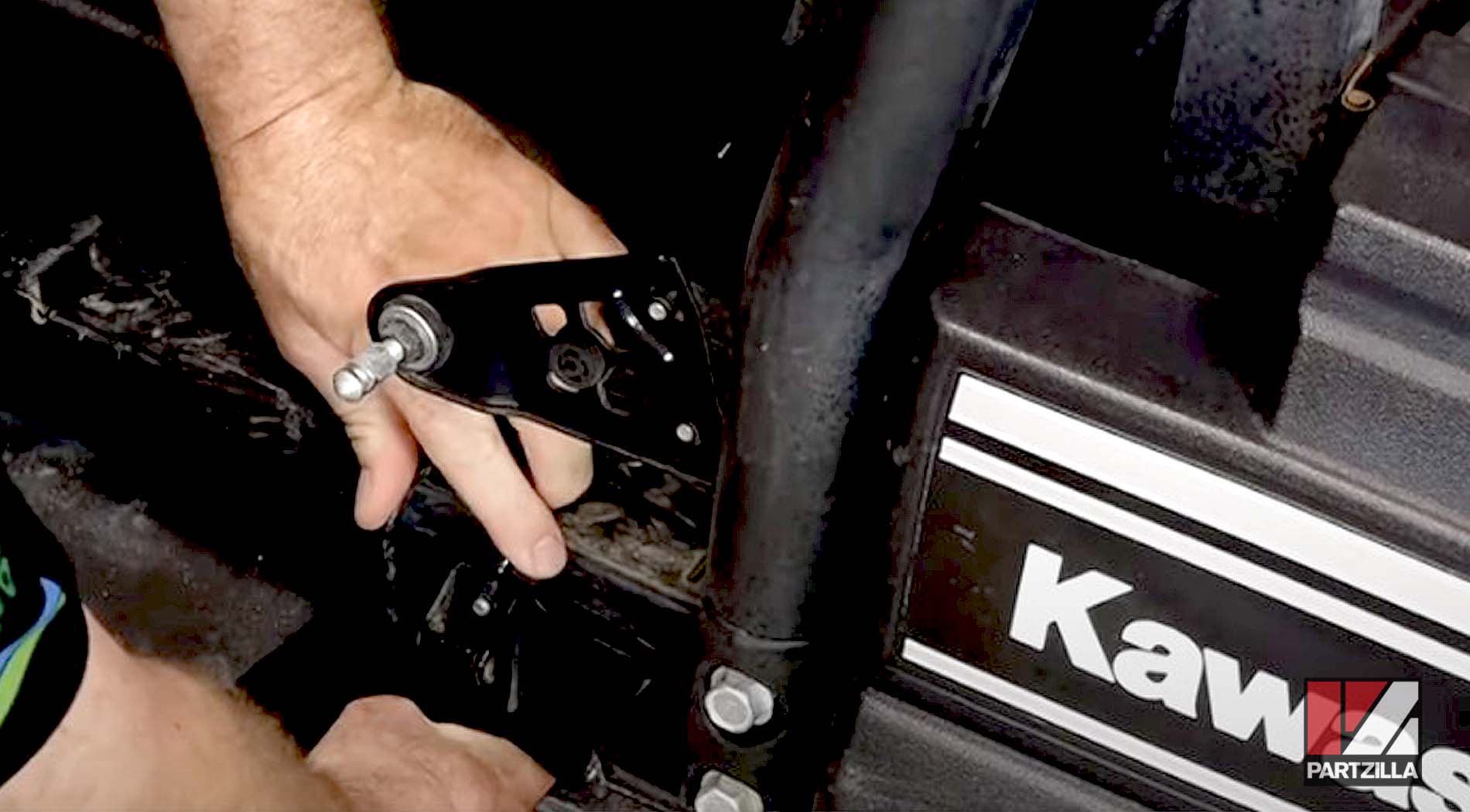 2015 Kawasaki Mule Pro-FXT UTV starter motor installation
