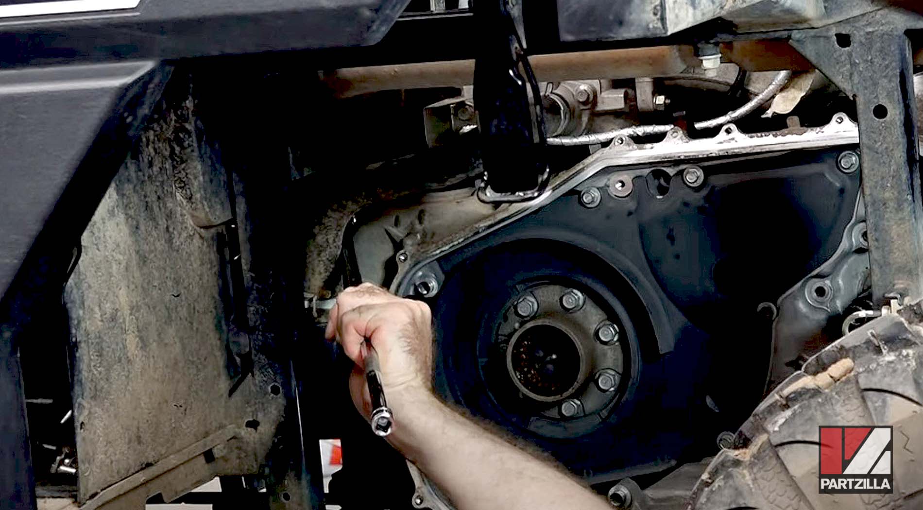 How to replace Kawasaki Mule PRO-FXT side-by-side starter motor
