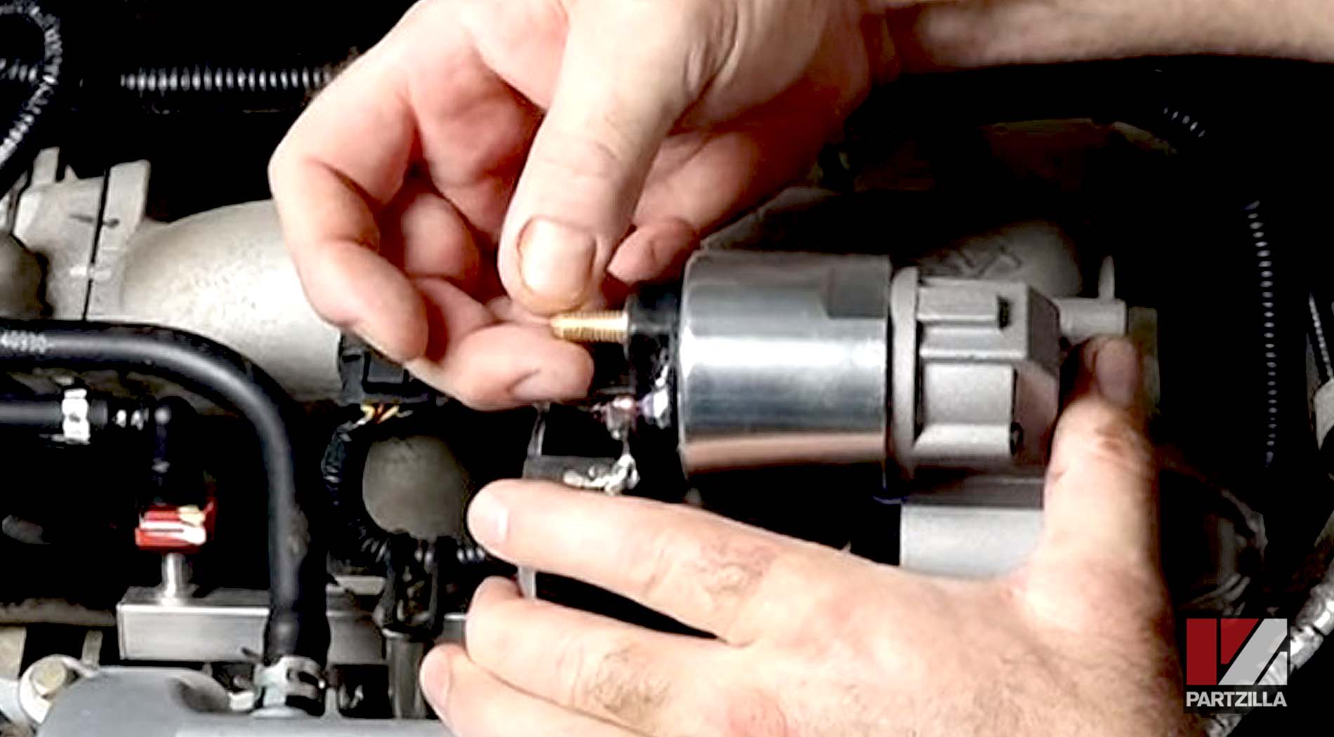 How to replace Kawasaki Mule PRO UTV starter motor