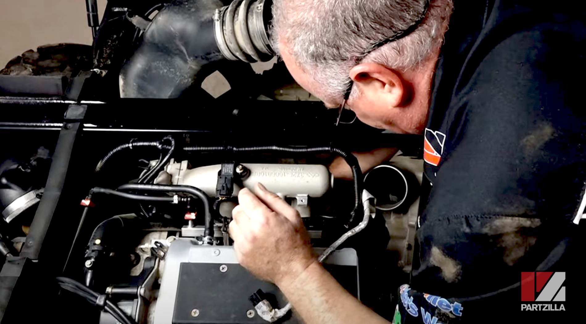 How to replace Kawasaki Mule PRO SxS starter motor