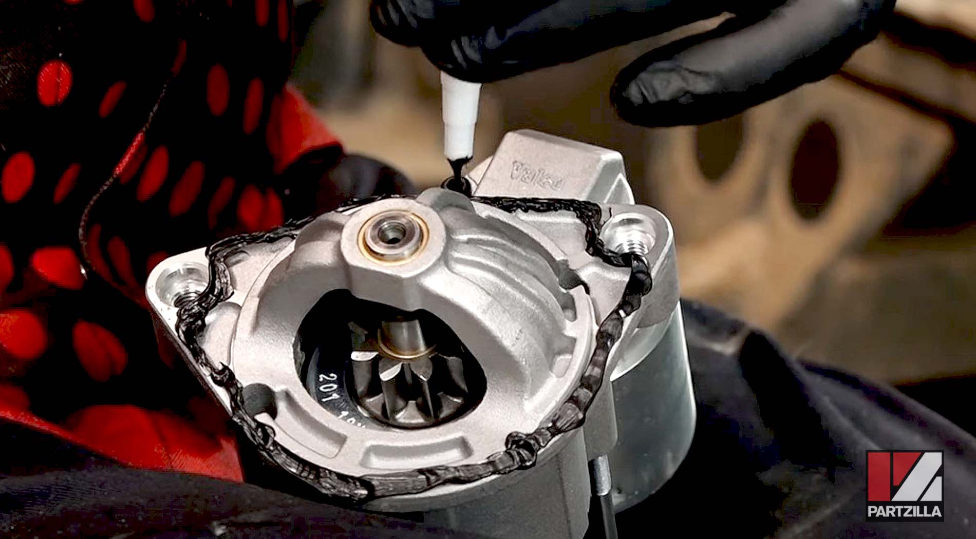 How to replace Kawasaki Mule starter motor