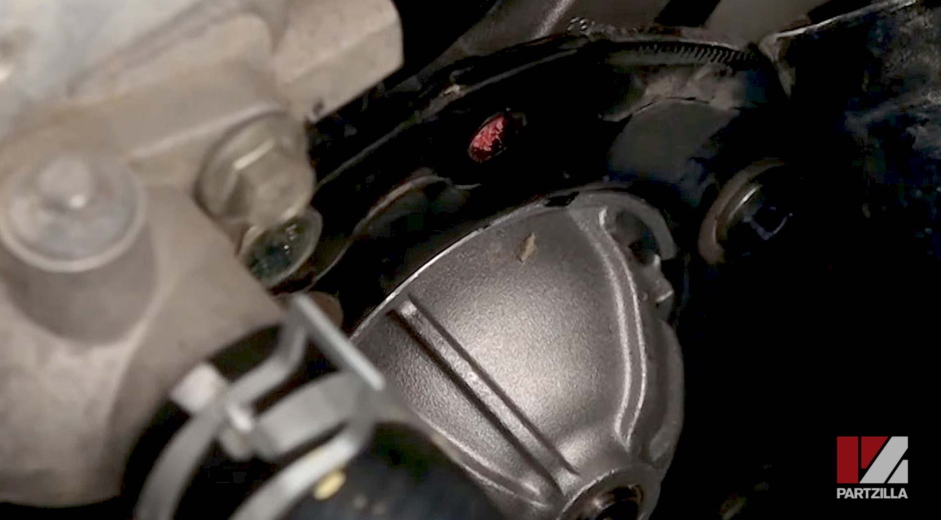 2015 Kawasaki Mule PRO-FXT side-by-side starter motor replacement