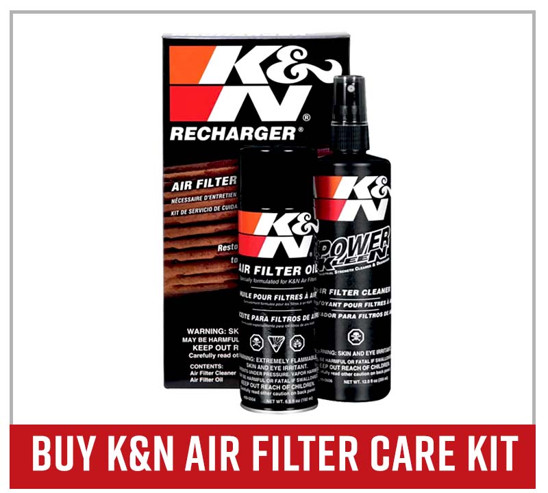 K&N air filter treatment kit