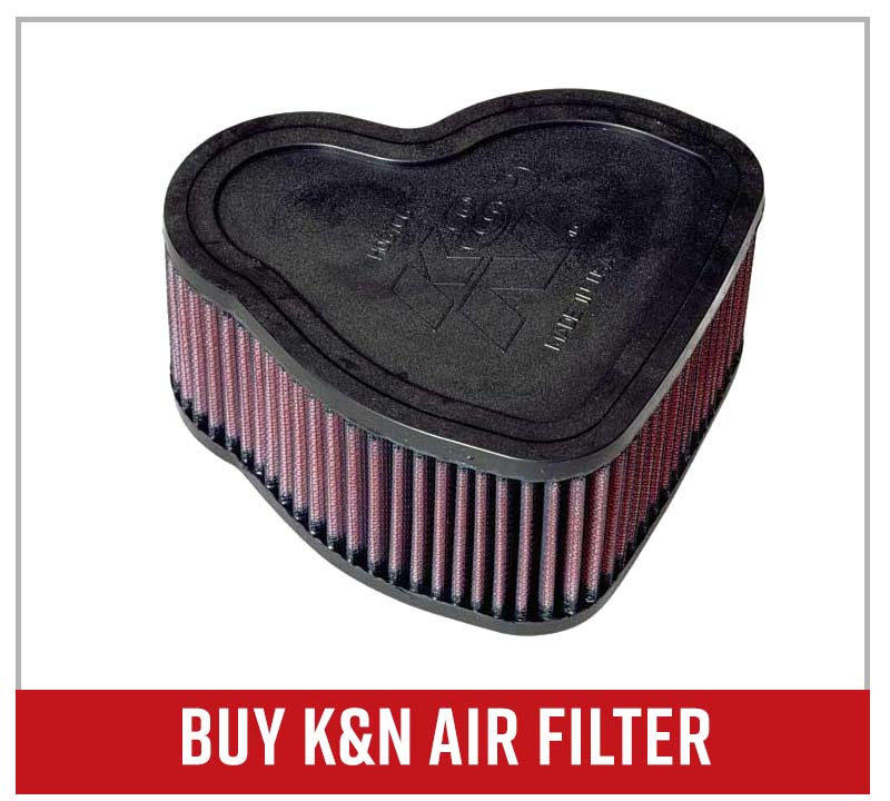 K&N high flow air filter