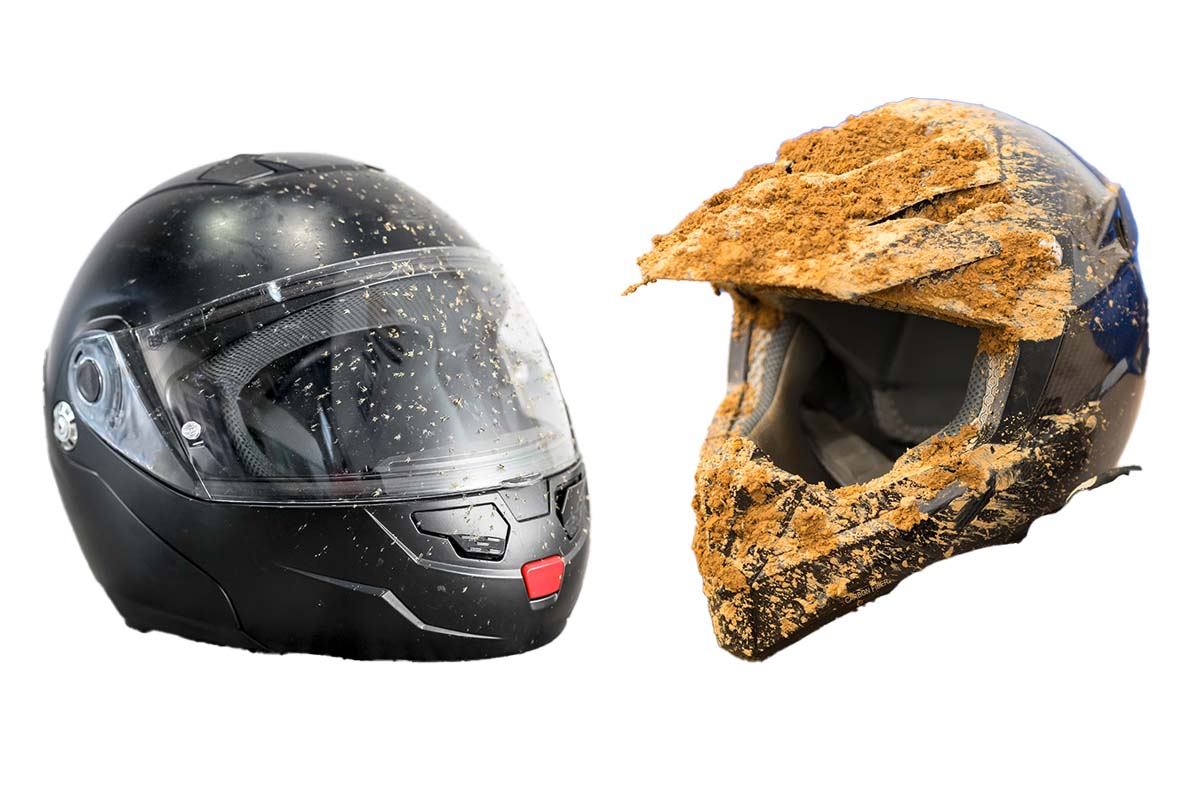 Street motorcycle helmet vs dirt bike helmet