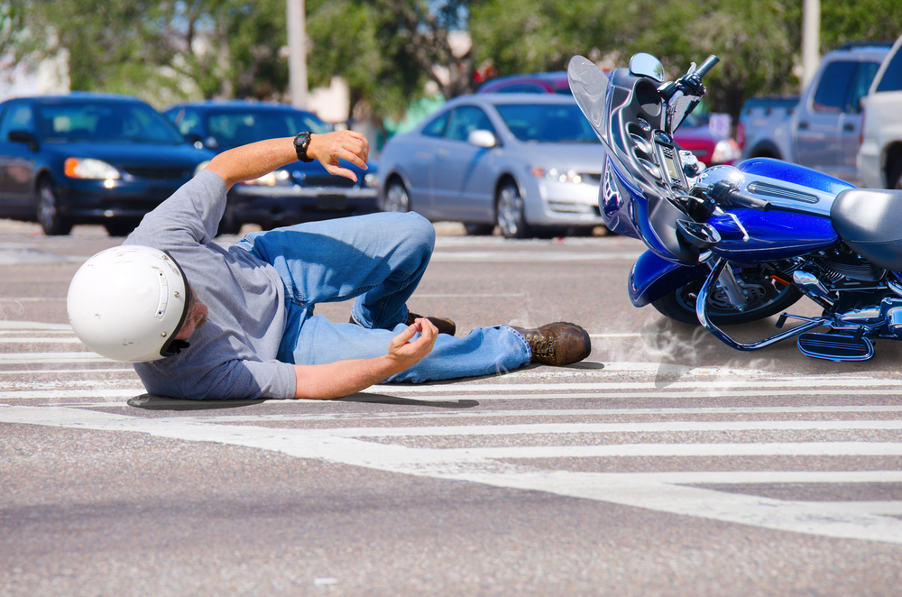 Motorcycle accident injury